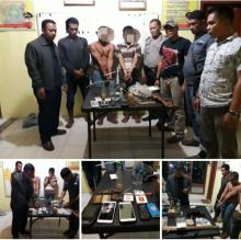 Polsek Kuantan Mudik Berhasil Meringkus 2 Orang Tersangka, Satu Orang Berhasil Kabur